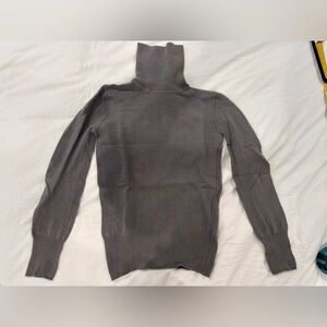 J.Crew- Wool, Nylon, Cashmere Blend Turtleneck Sweater Grey